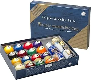 Super Pro Aramith Pool Balls - VALUE PACK