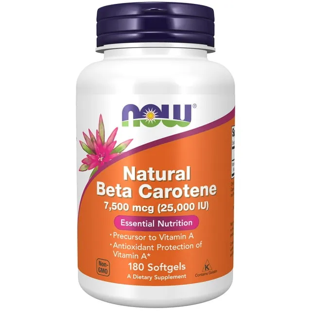 Now Foods Beta Carotene Natural