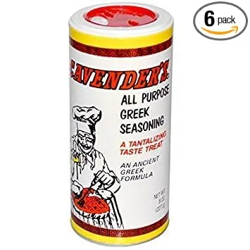 Cavender's All Purpose Greek Seasoning - 8 oz (pack of 6)