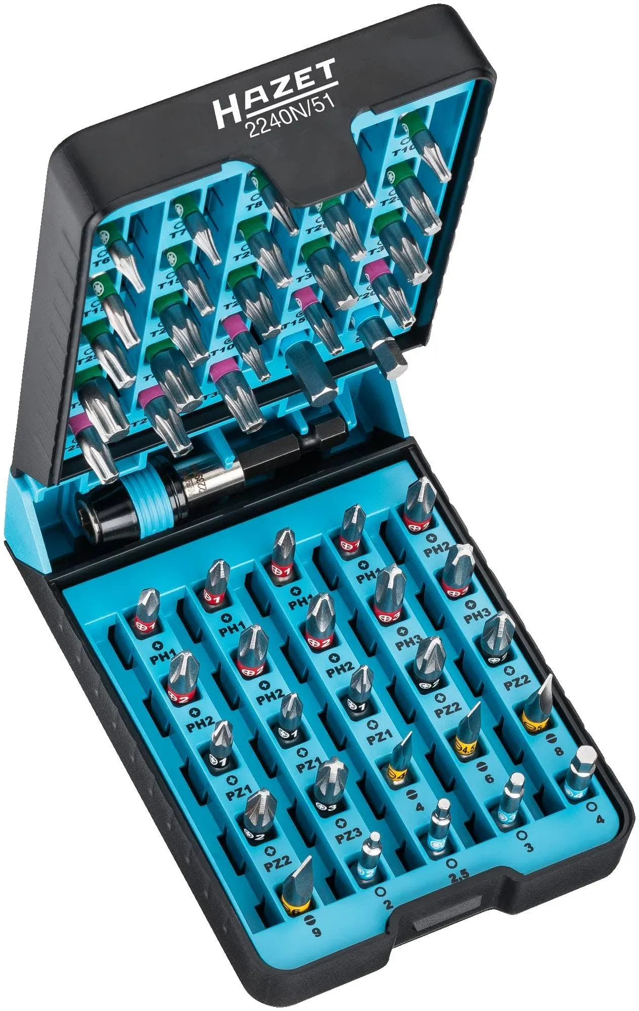 Hazet 2240N/51 51 Piece Screwdriver Bit Set