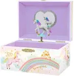 Giggle & Honey Whimsical Unicorn Musical Jewelry Box