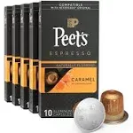 Peet's Coffee Dark Roast Espresso Capsules