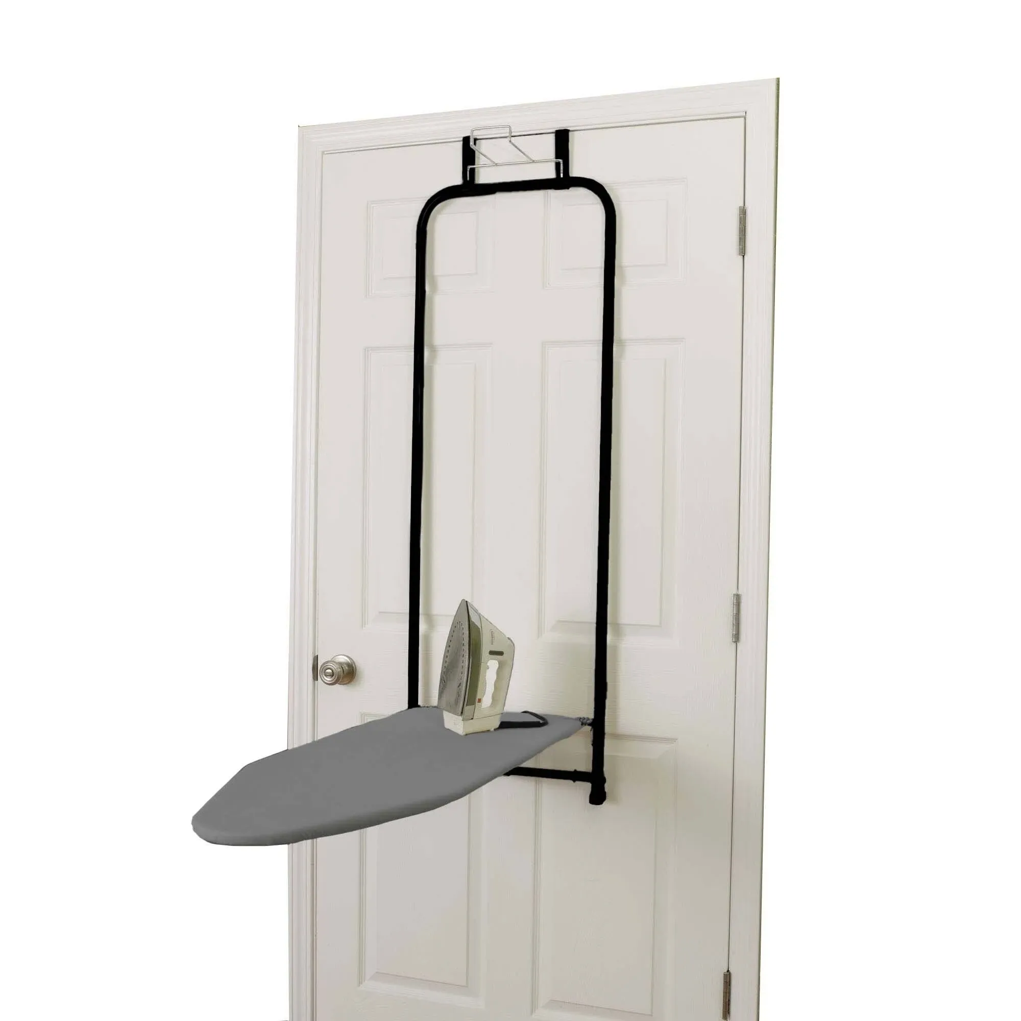 Household Essentials Matte Black Over The Door Ironing Board