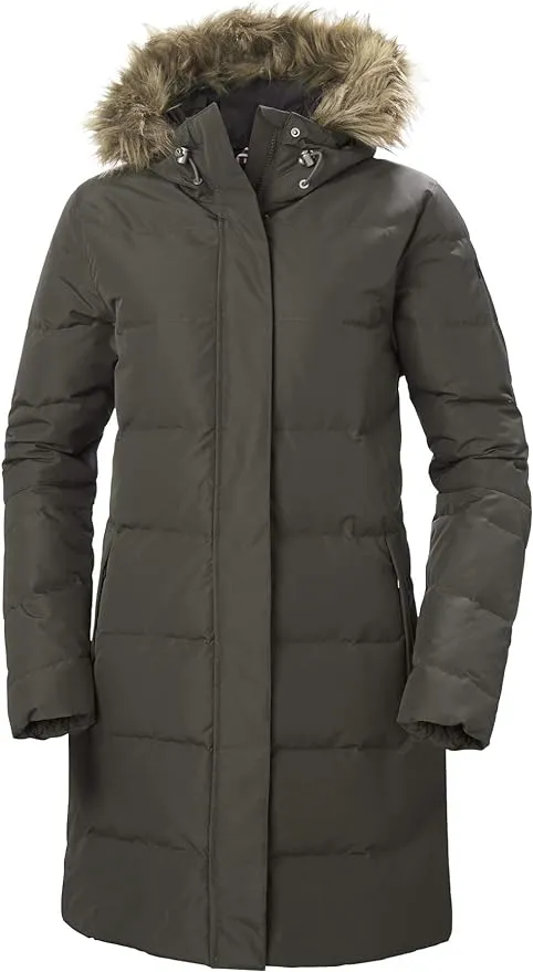 Helly Hansen Women's Aden Down Parka, Beluga / Xs