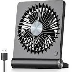 USB Fan Strong Wind Ultra Quiet Small Desk Fan 220 Tilt Folding Speeds