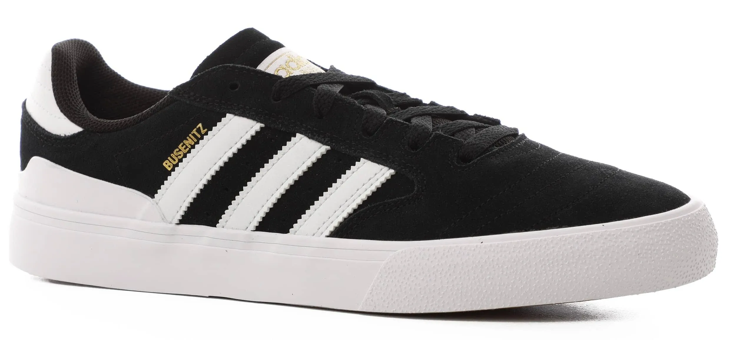 adidas Busenitz Vulc II Core Black/Footwear White/Gum 4 9.5 D (M)