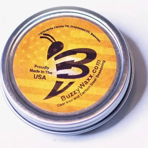 BuzzyWaxx Original Blend - Cast Iron and Carbon Steel Seasoning