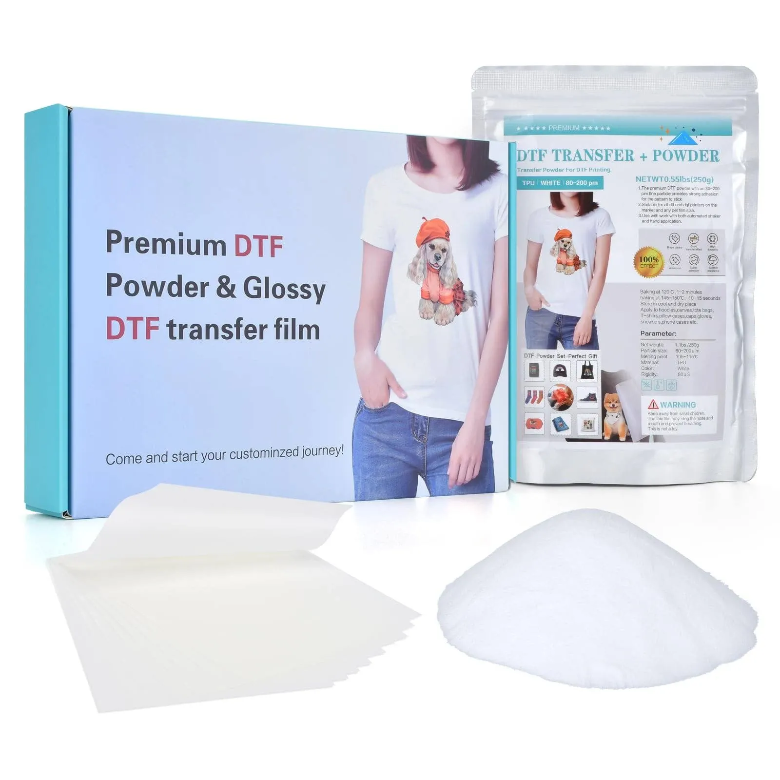 DTF Transfer Powder Film