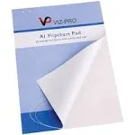 VIZ-PRO Standard Easel Pads, A1 Flipchart Paper Pad, 23 x 32 Inches, 25-Sheets/Pad