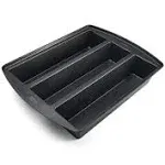 Lasagna Trio Pan Kitchen Bakeware Nonstick Coating Lasagna Baking Pan Silver