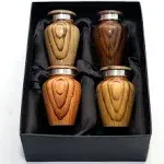 Wooden Print Keepsake Urns