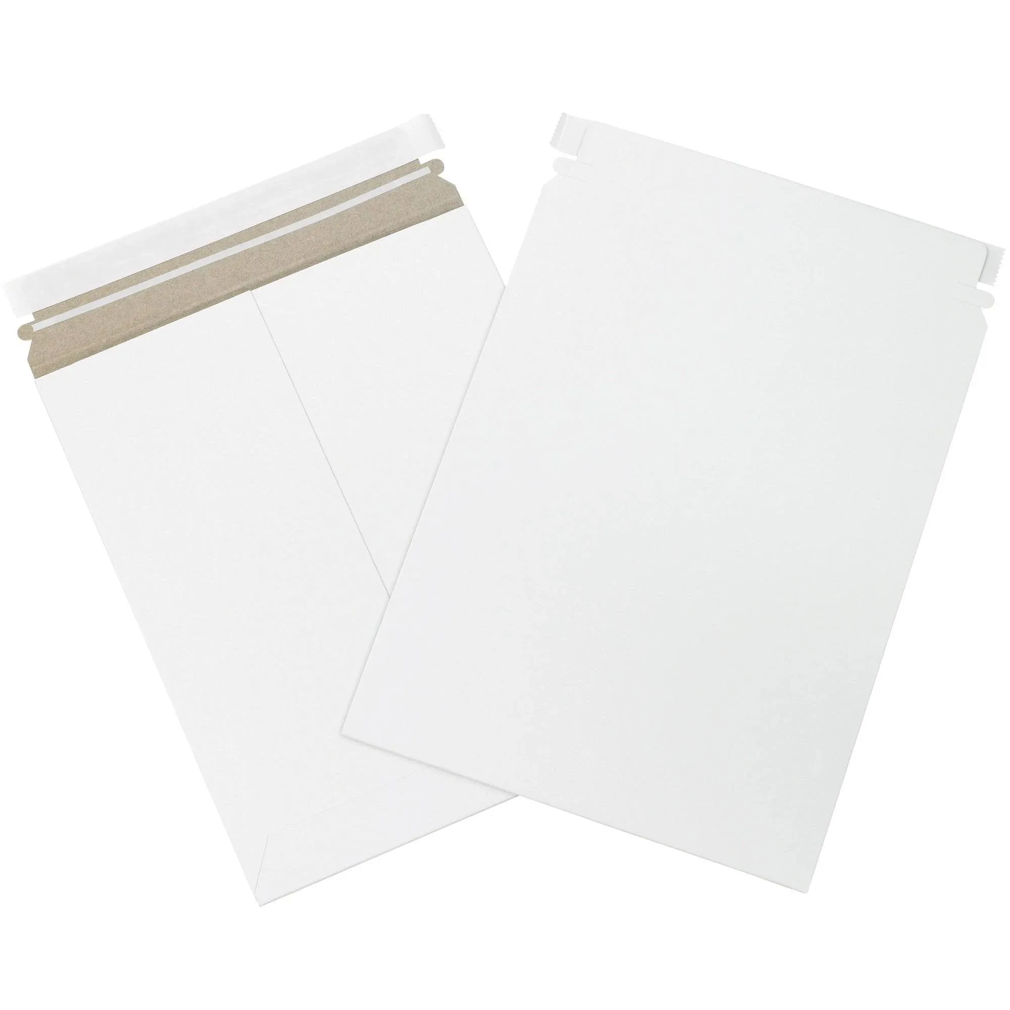 Stayflats Plus® Self-Seal Mailers, 9-3/4"W x 12-1/4"L, White, 25/Pack