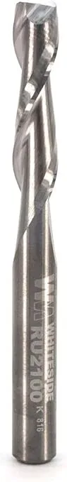 Whiteside Router Bits RU2100 Standard Spiral Bit with Up Cut Solid Carbide 1/4-Inch Cutting Diameter and 1-Inch Cutting Length
