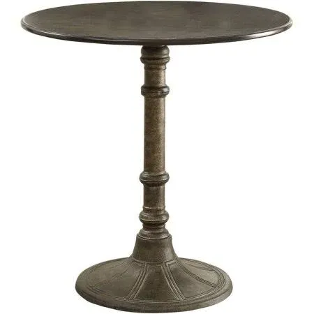 Oswego Round Bistro Dining Table Bronze