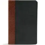 CSB Rainbow Study Bible, Black/Tan LeatherTouch [Book]