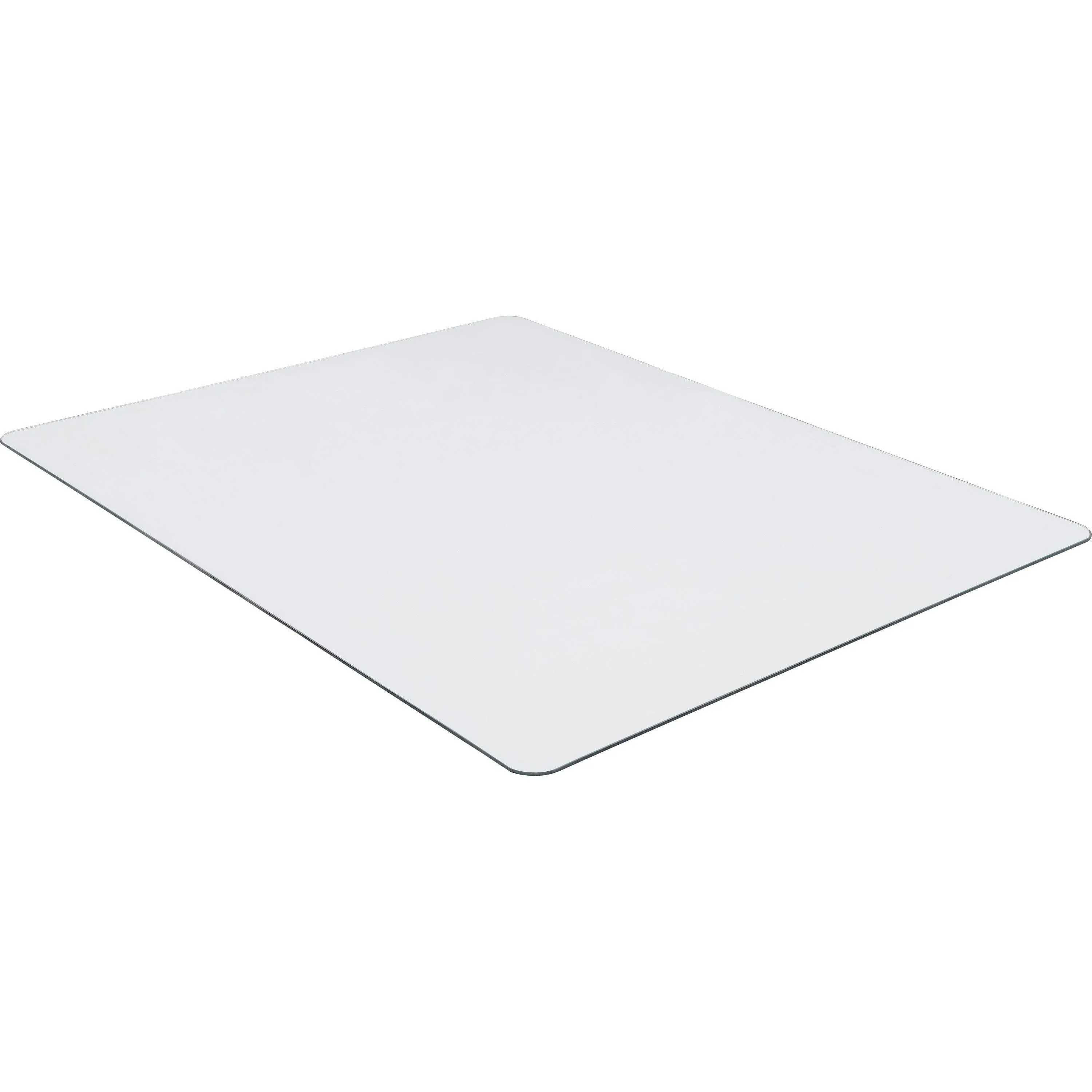 Lorell Tempered Glass Chairmat, 60", Clear