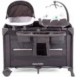 Pamo Babe Deluxe Nursery Center Portable Baby Playard W Bassinet Changing Table