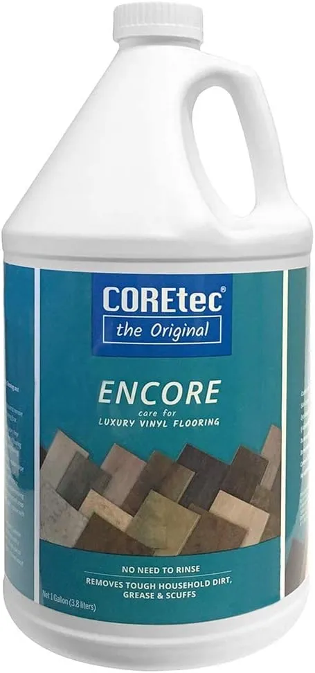 COREtec Encore 03z77 Floor Cleaner Care for Luxury Vinyl Flooring Ready to Use 1 Gallon Refill