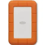 LaCie Rugged USB-C 1TB External Hard Drive Portable HDD USB 3.0 – Drop Shock Dust Rain Resistant Shuttle Drive, for Mac and PC Computer Desktop Workstation Laptop, 1 Month Adobe CC (STFR1000800)