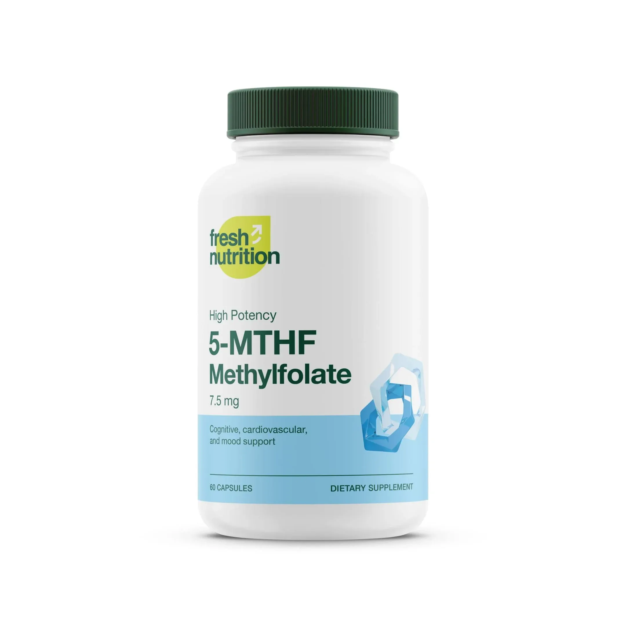 Fresh Nutrition L Methylfolate 7.5mg – DNA Verified for Maximum Potency ...