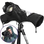 Camera Waterproof Bag Rain Cover For Large Small DSLR Cameras Protective Black