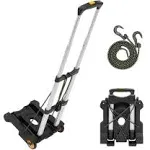 Mount-It! Premium Folding Luggage Cart | 77 lbs Capacity