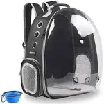 Aukor Cat Backpack Carriers Capsule Bubble Backpack Transparent Pet Cat Carrier