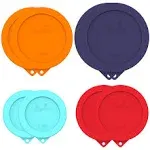 Sophico Round Silicone Storage Cover Lids Replacement for Anchor Hocking and Pyrex Glass Bowls (Container Not Included) (4 size, 8 Pack) Other