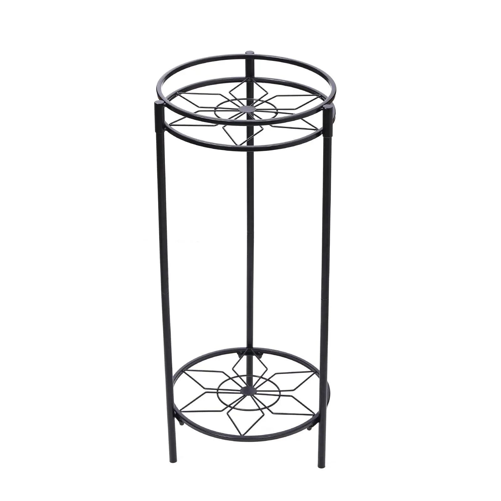 Kavlium Plant Stand Indoor Outdoor,Tall Black Metal Rustproof Stable Plant Stands ...