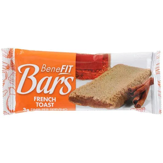 Readi Bake Benefit Bar French Toast  2.5 Ounce -- 48 per case.