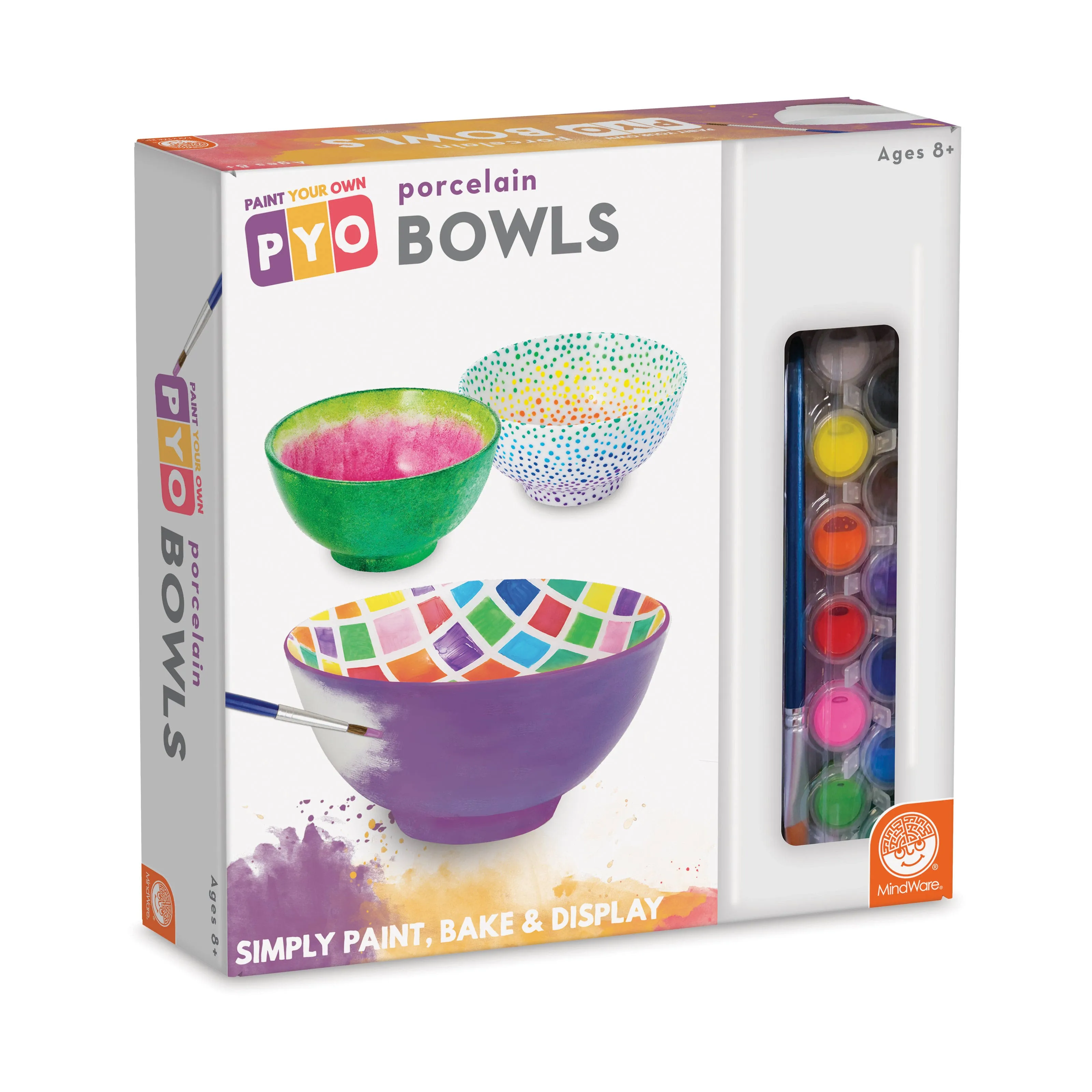 MindWare Paint Your Own Porcelain Bowls