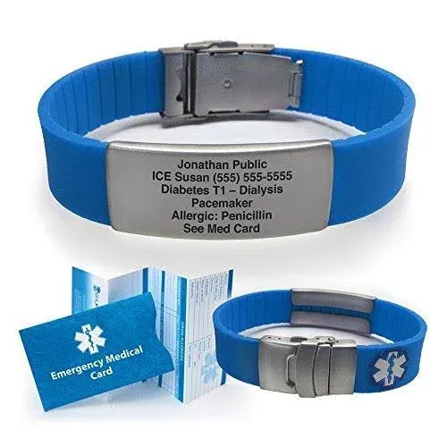 Sport Medical Alert ID Bracelets