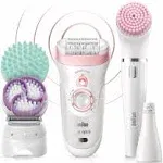 Braun Silk-epil Beauty Set 9 9-985 Deluxe 7-in-1 Cordless Wet & Dry Hair Removal Epilator for Women