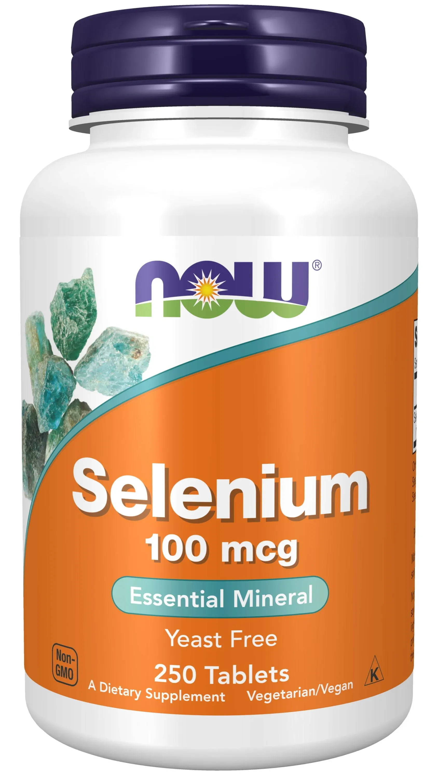 NOW Supplements, Selenium (L-Selenomethionine) 100 mcg, Essential Mineral*, 250 Tablets