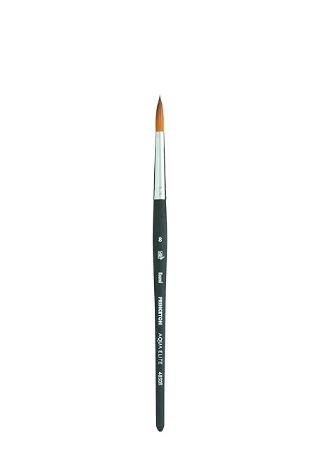 Princeton Aqua Elite, Series 4850, Synthetic Kolinsky Watercolor Paint Brush,Round, 8