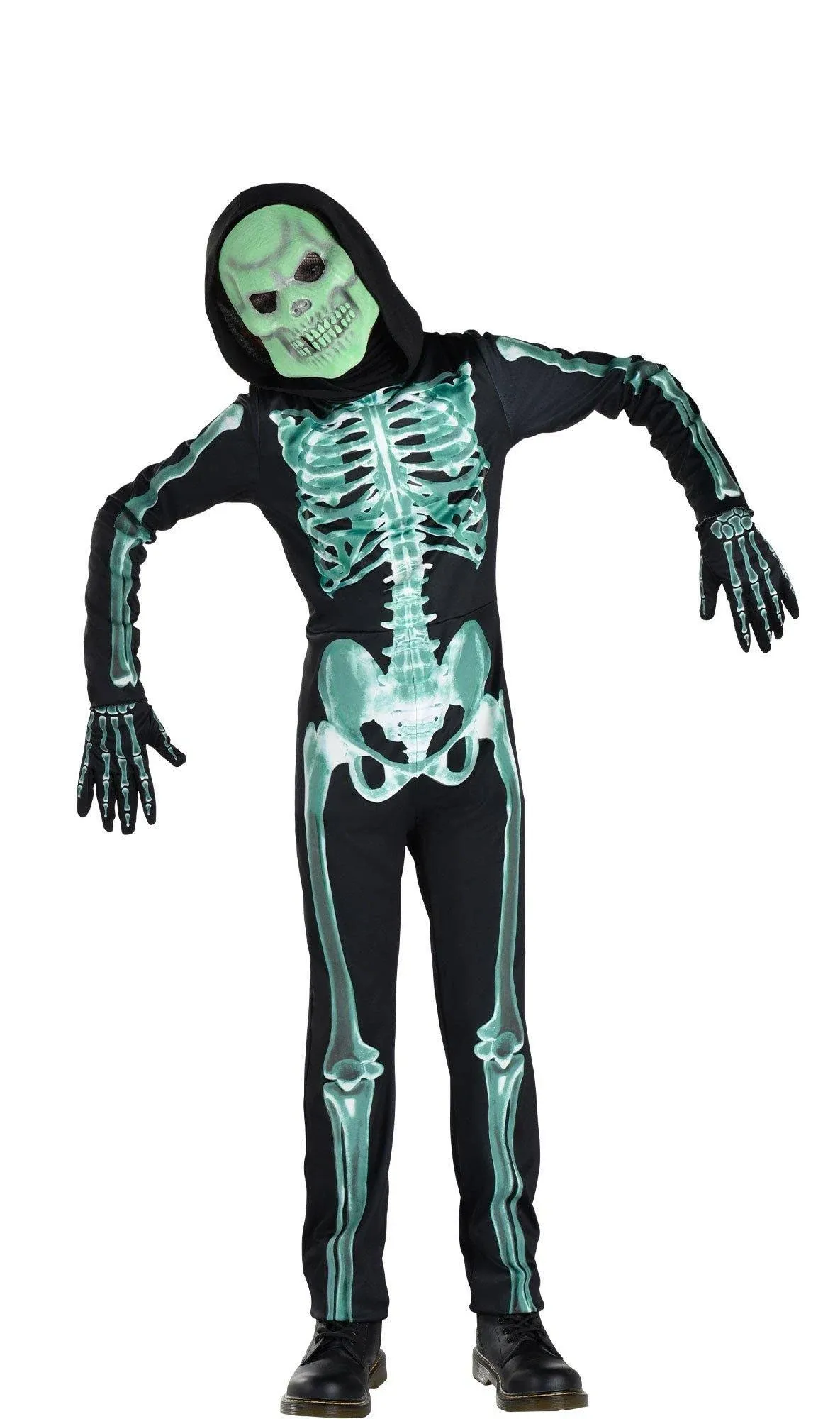 Kids Glow in the Dark Skeleton Costume