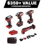 Skil PWRCORE 12 12v Brushless 5-tool Compact Combo Kit CB8368a-20  NEW FREE SHIP