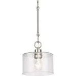 Kira Home Avalon 17" Pendant Light, Seeded Glass Shade, Adjustable Height - Contemporary - Pendant Lighting - by Modum Decor | Houzz