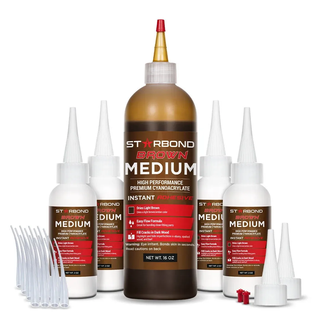 Starbond Brown Medium CA Glue