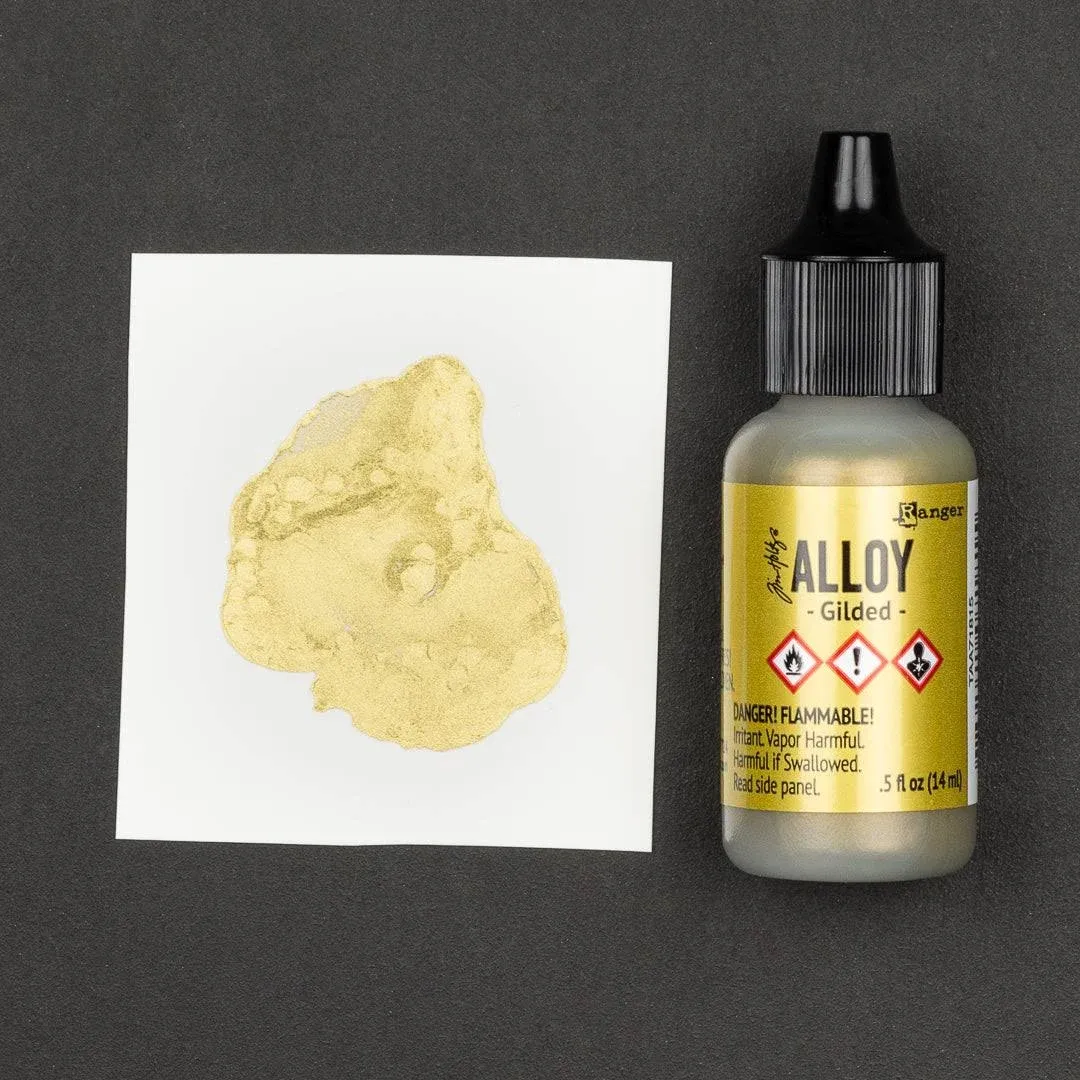 Tim Holtz Alloy Ink .5oz - Gilded, TAA71815