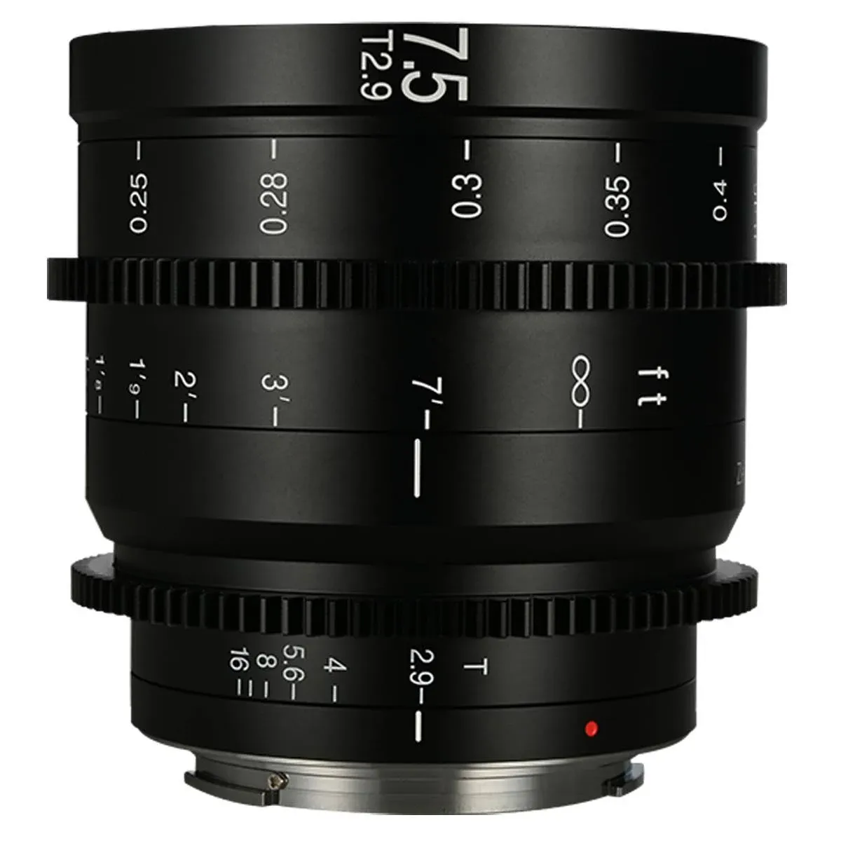 7.5mm T2.9 Zero-D S35 Cine Lens (FUJIFILM X-Mount)