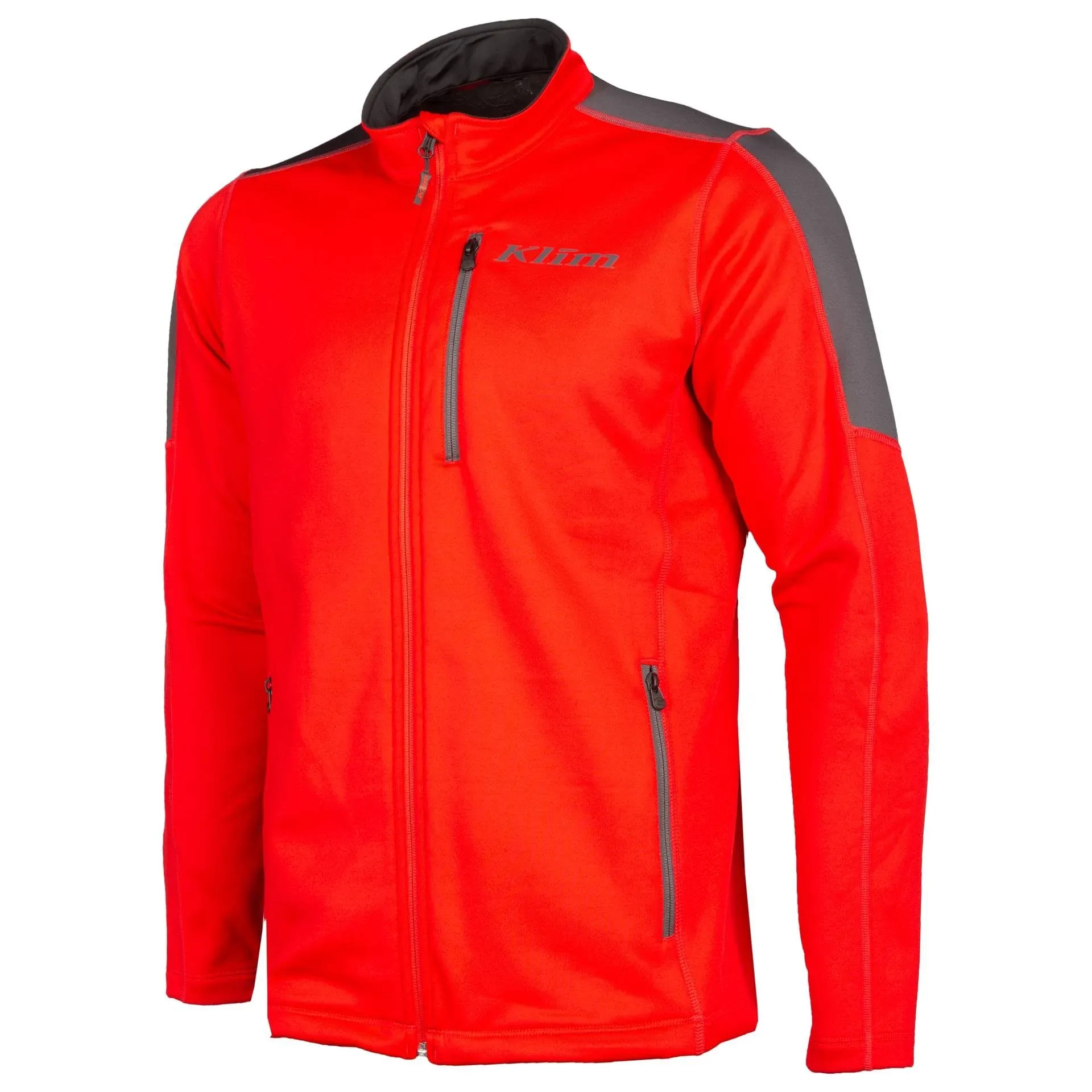 Klim Inferno Jacket - High Risk Red - Asphalt, S