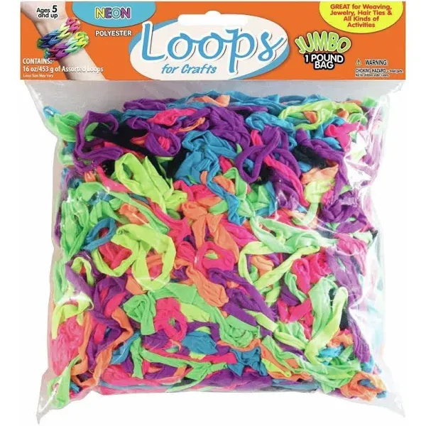 Pepperell Braiding Polyester Loops 16oz-Neon