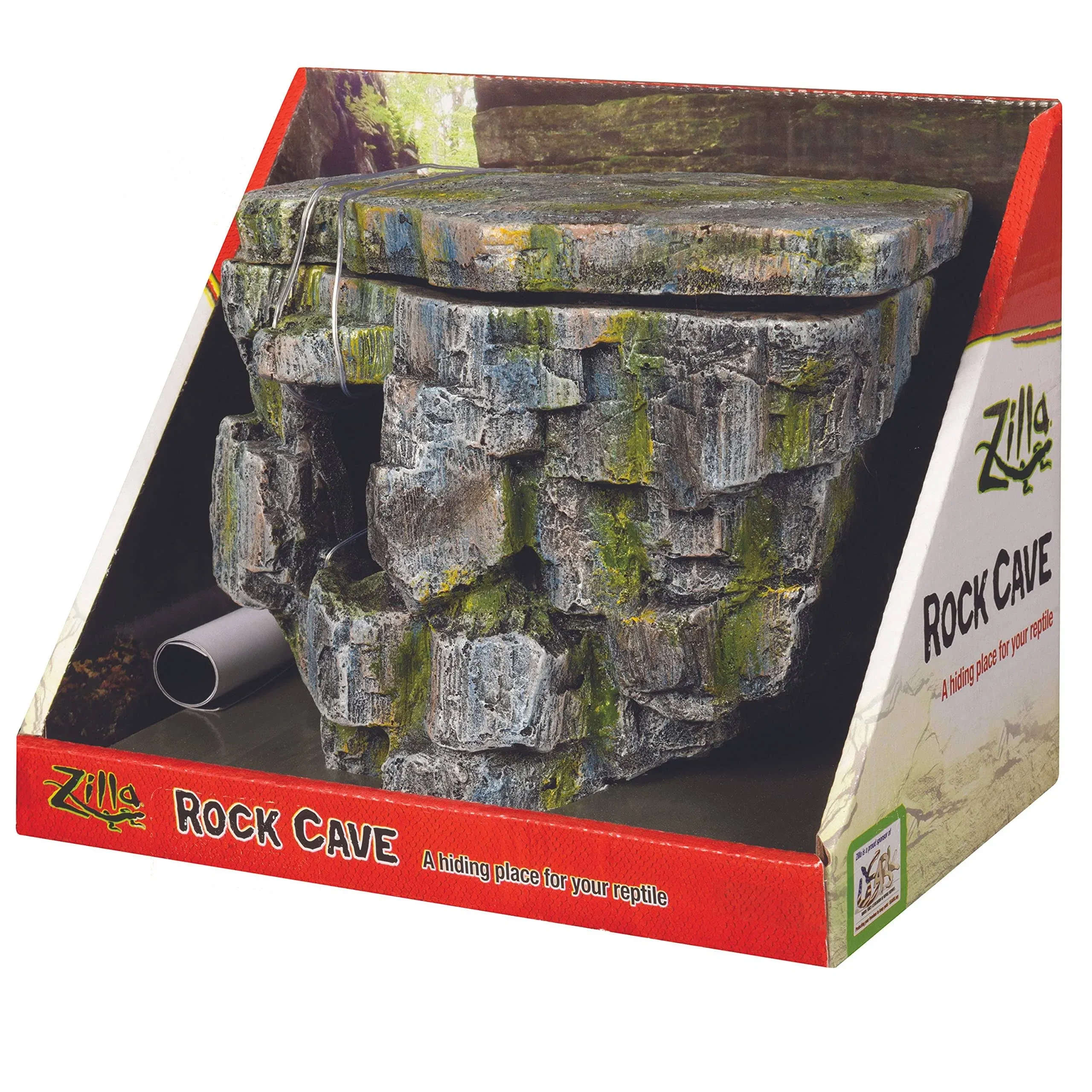 Zilla Vertical Rock Cave Reptile Decor