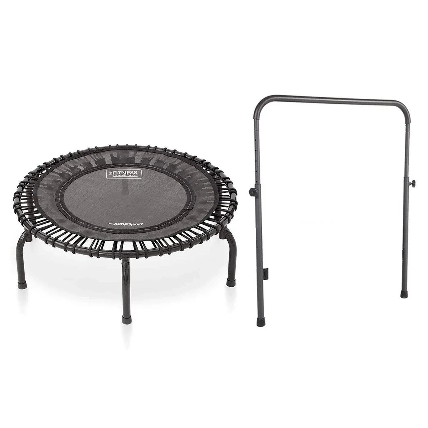 220 in-Home Cardio Fitness Rebounder, 39-inch | Mini Trampoline with Arched-Legged & Videos Included | Safe, Sturdy and Low-Impact