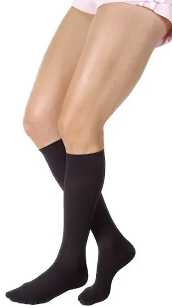 Jobst Relief Compression Knee high, 15-20 mmHg Closed Toe X-Large / Black