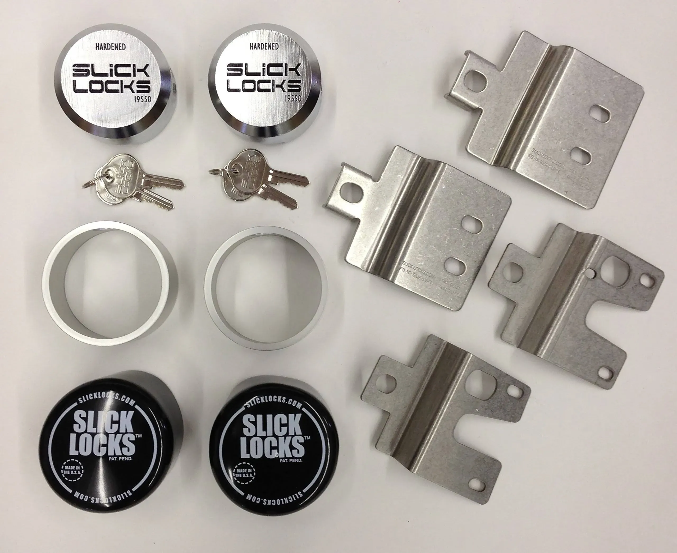 Slick Locks FD-FVK-1-TK Slick Locks Ford Swing Door Kit Complete with Spinners ...