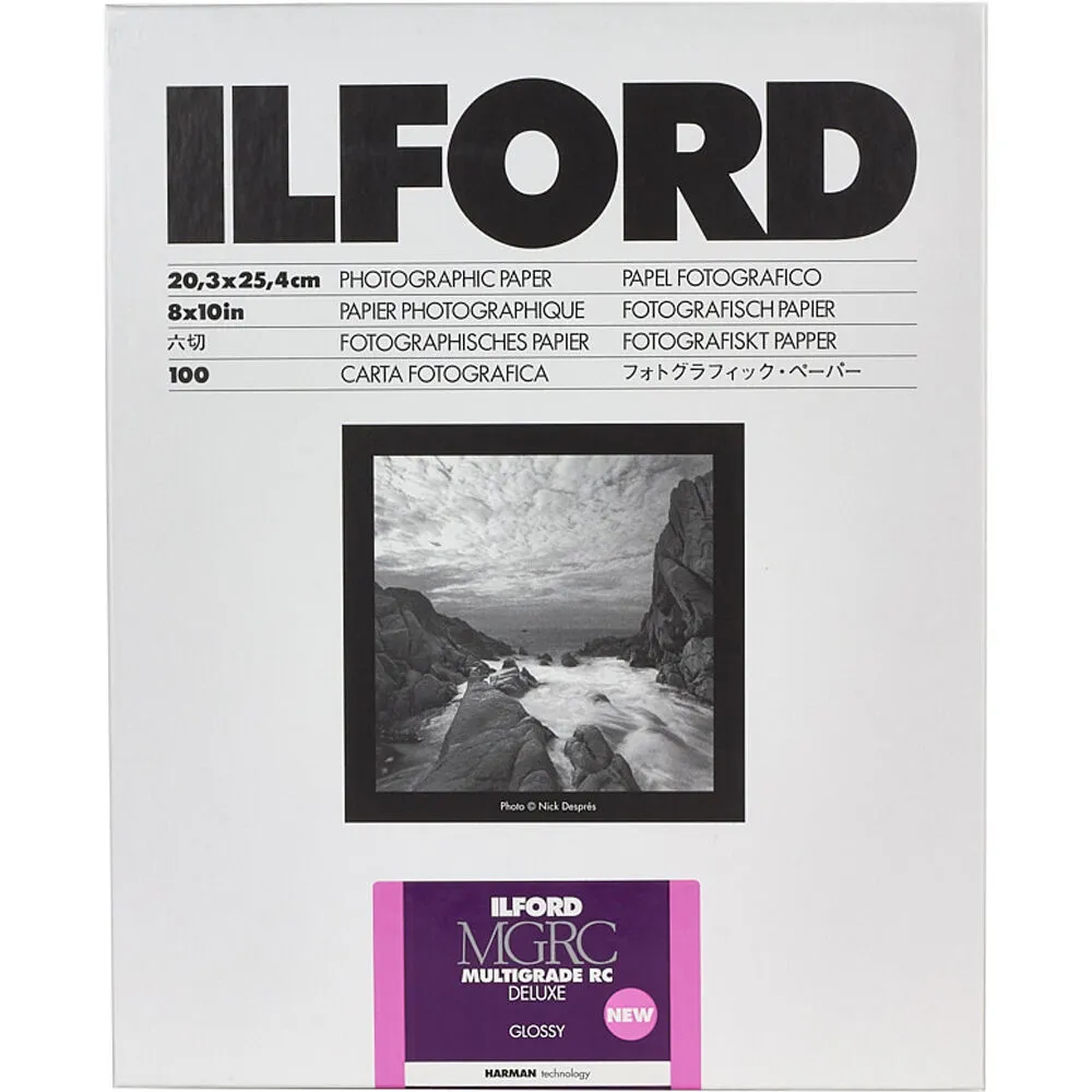 Ilford Multigrade V RC Deluxe Glossy 8x10 50 Sheets