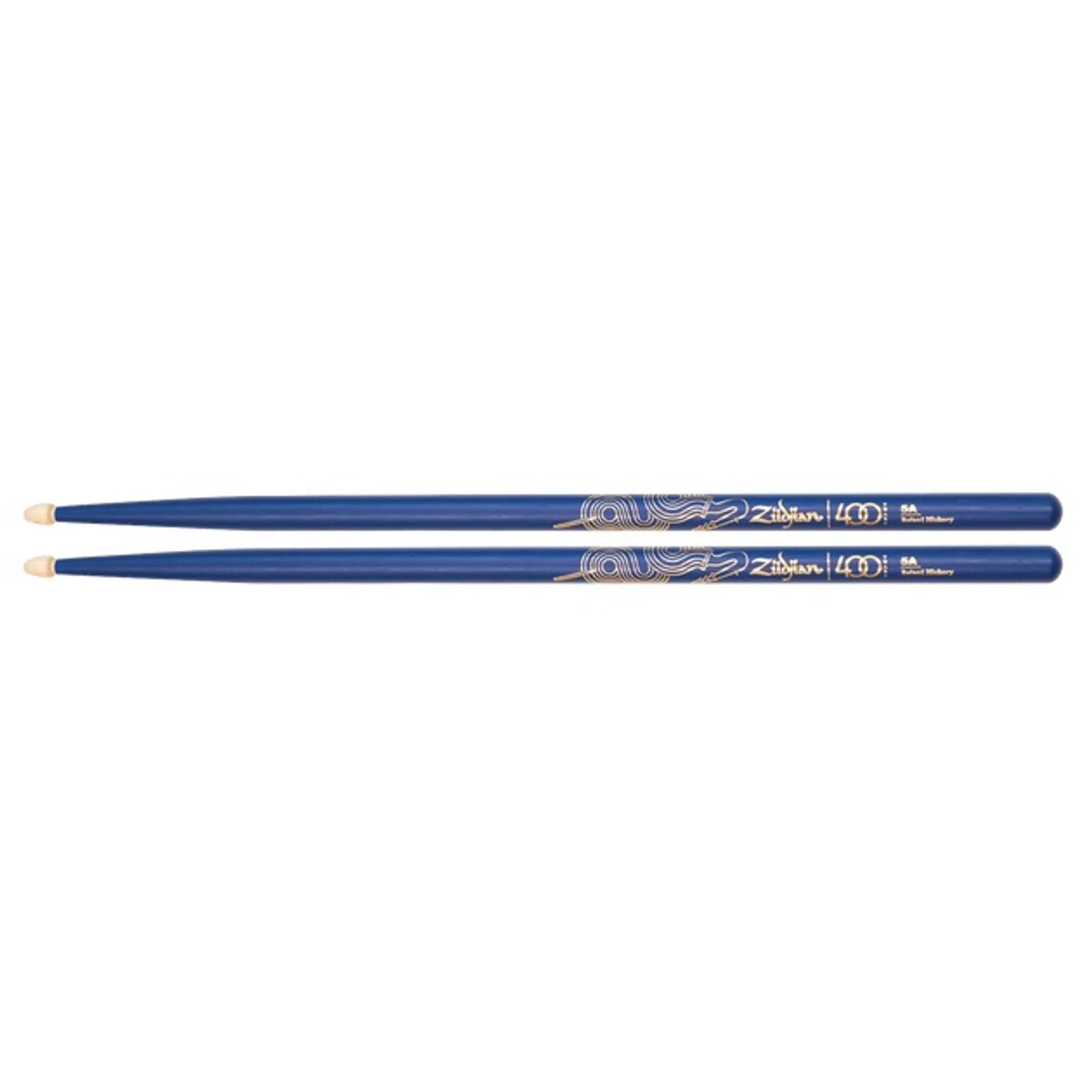 Zildjian Limited Edition 400th Anniversary 5A Acorn Blue Drumstick | Reverb