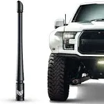 RONIN FACTORY Truck Antenna for Ford F150 Short Antenna F150 Accessories F250 F350 Super Duty Dodge RAM 1500 Raptor Accesorios Bronco Accessories Short f150 Antenna Replacement 8 Inch TuffLock